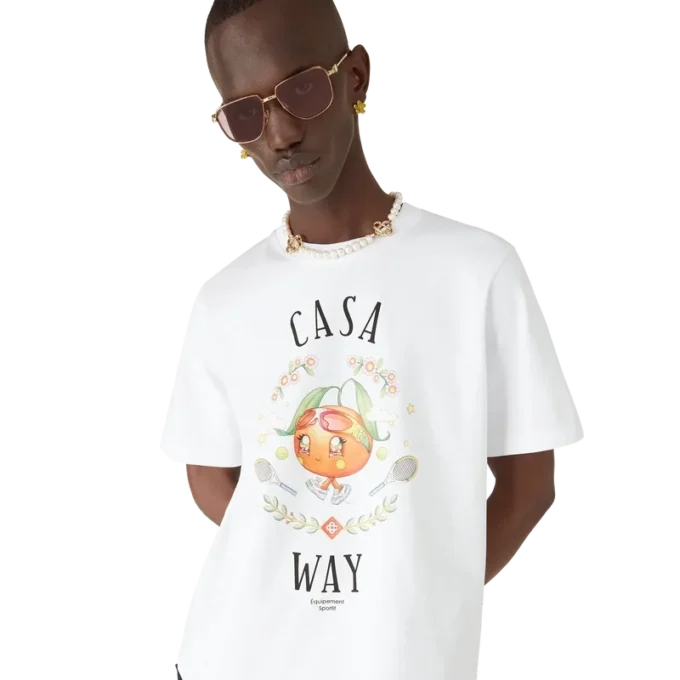 Casa Way Orange Mascot Short Sleeve T-Shirt Casa Way Orange Mascot Short Sleeve T-Shirt