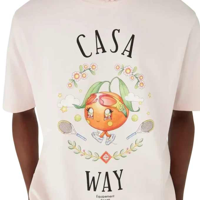 Casa Way Orange Mascot Short Sleeve T-Shirt Casa Way Orange Mascot Short Sleeve T-Shirt