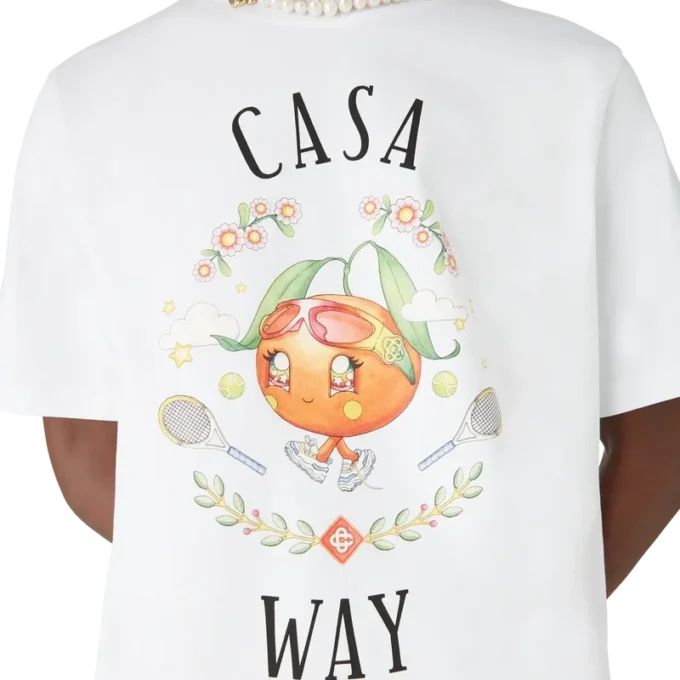 Casa Way Orange Mascot Short Sleeve T-Shirt Casa Way Orange Mascot Short Sleeve T-Shirt