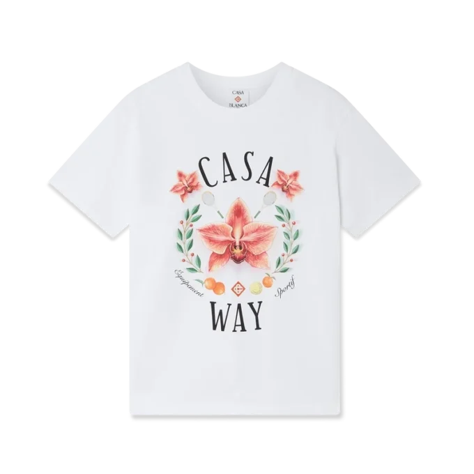 Casa Way Orchid Logo Short Sleeve T-Shirt Casa Way Orchid Logo Short Sleeve T-Shirt