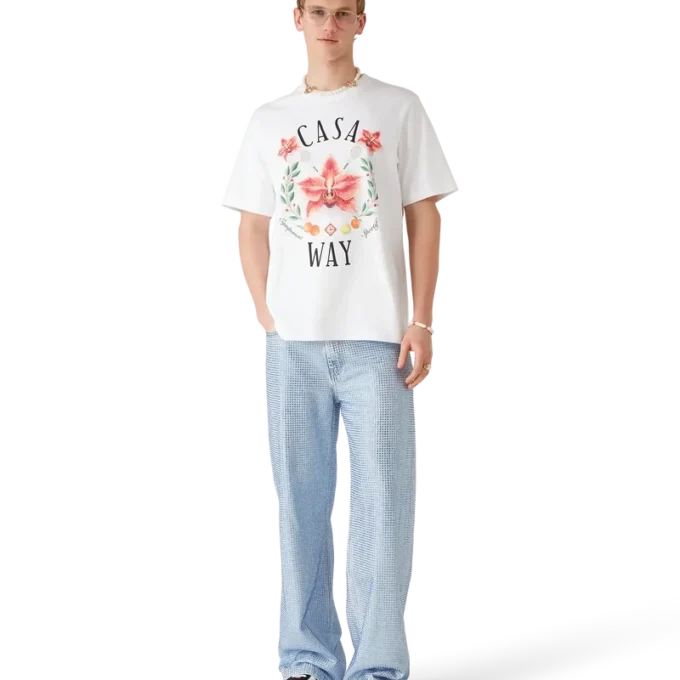 Casa Way Orchid Logo Short Sleeve T-Shirt Casa Way Orchid Logo Short Sleeve T-Shirt