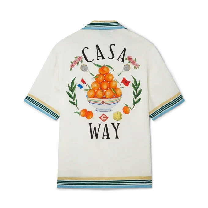 Casa Way Short Sleeve Silk Shirt Casa Way Short Sleeve Silk Shirt