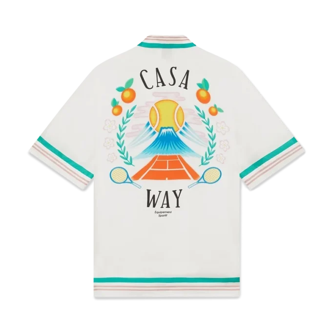 Casa Way Short Sleeve Silk Shirt Casa Way Short Sleeve Silk Shirt