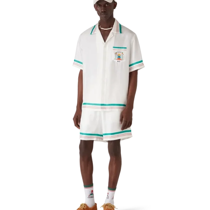 Casa Way Short Sleeve Silk Shirt Casa Way Short Sleeve Silk Shirt