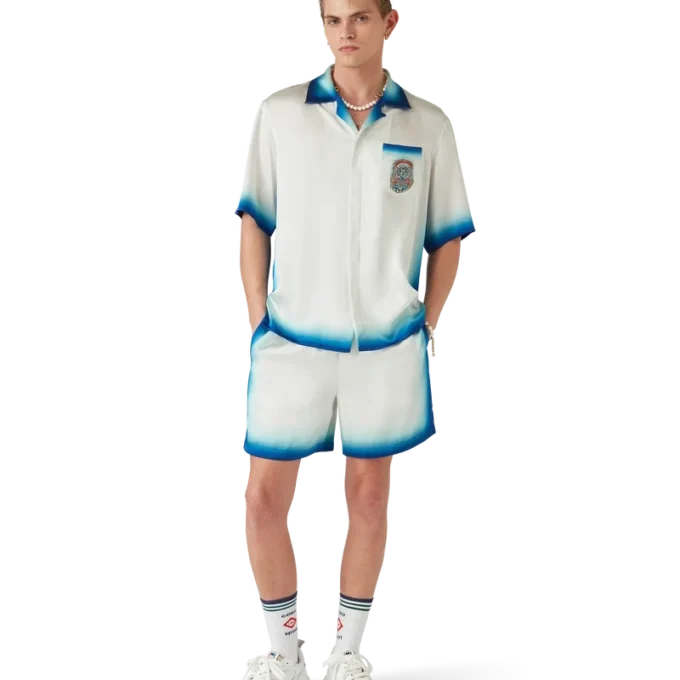 Casa Way Skate Short Sleeve Silk Shirt