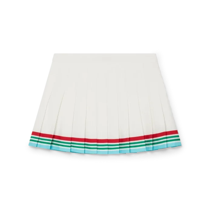 Casa Way World Series Pleated Silk Skirt Casa Way World Series Pleated Silk Skirt