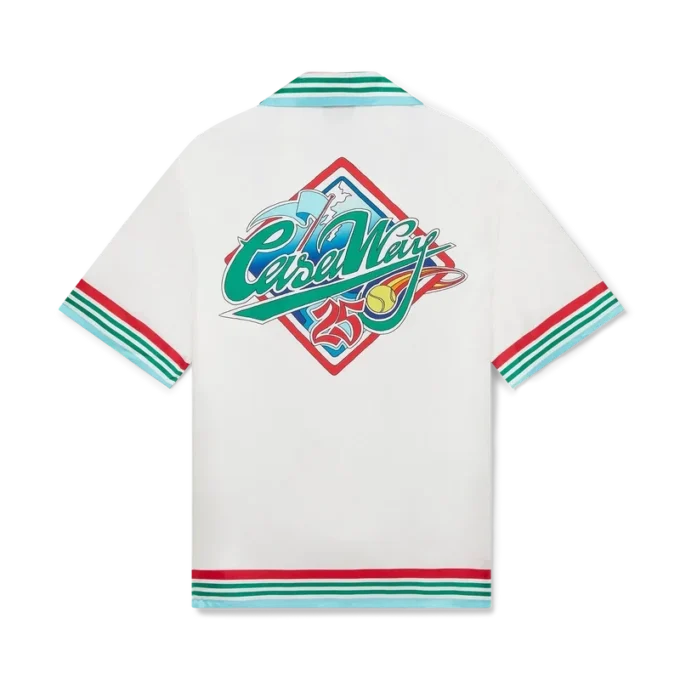 Casa Way World Series Short Sleeve Silk Shirt Casa Way World Series Short Sleeve Silk Shirt