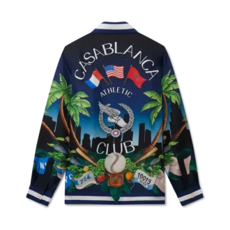 Casablanca Athletic Club Silk Shirt