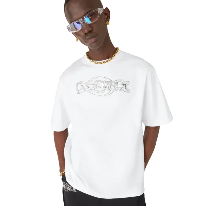 Casablanca Chrome Oversized Short Sleeve T-Shirt Casablanca Chrome Oversized Short Sleeve T-Shirt