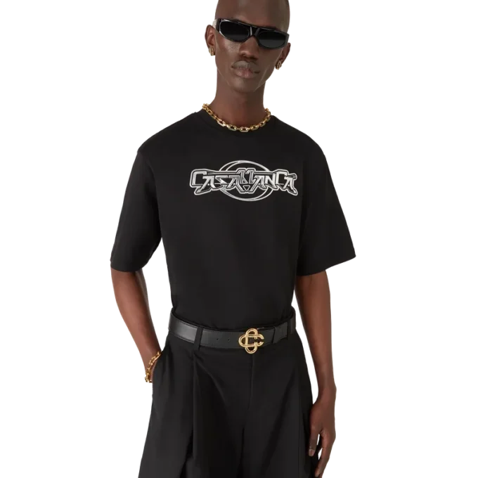 Casablanca Chrome Oversized Short Sleeve T-Shirt Casablanca Chrome Oversized Short Sleeve T-Shirt