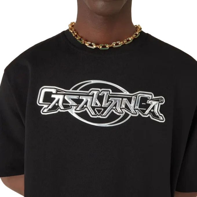 Casablanca Chrome Oversized Short Sleeve T-Shirt Casablanca Chrome Oversized Short Sleeve T-Shirt