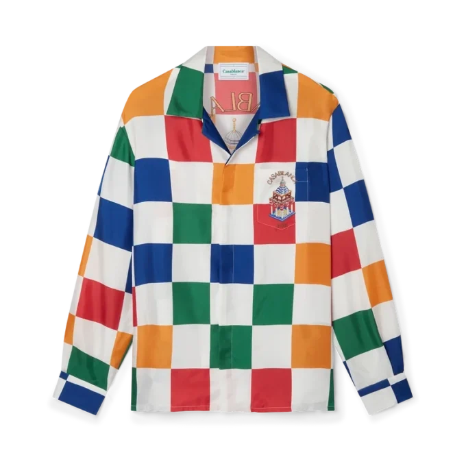 Casablanca Primary Check Shirt Casablanca Primary Check Shirt