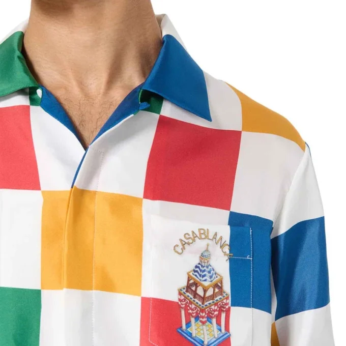 Casablanca Primary Check Shirt Casablanca Primary Check Shirt