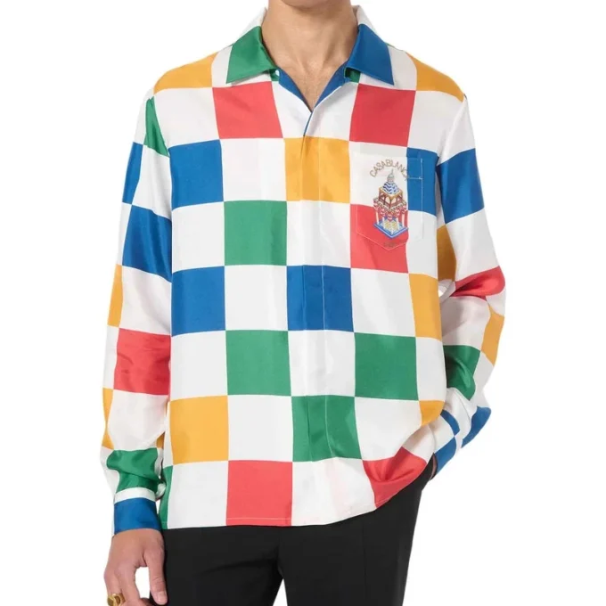 Casablanca Primary Check Shirt Casablanca Primary Check Shirt