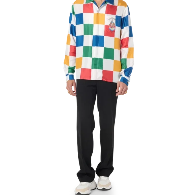 Casablanca Primary Check Shirt Casablanca Primary Check Shirt