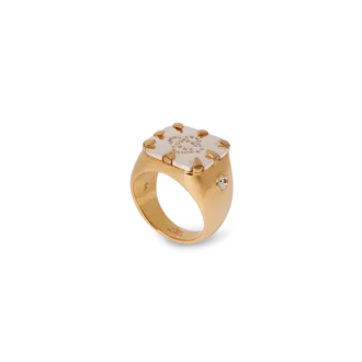 Cc Logo Signet Ring Cc Logo Signet Ring