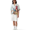 Celebration Du Sport Short Sleeve Silk Shirt