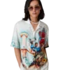 Celebration Du Sport Short Sleeve Silk Shirt