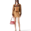 Chenille Panelled Mini Skirt
