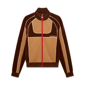 Chenille Panelled Track Jacket