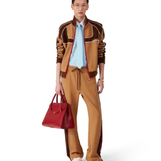 Chenille Panelled Track Jacket