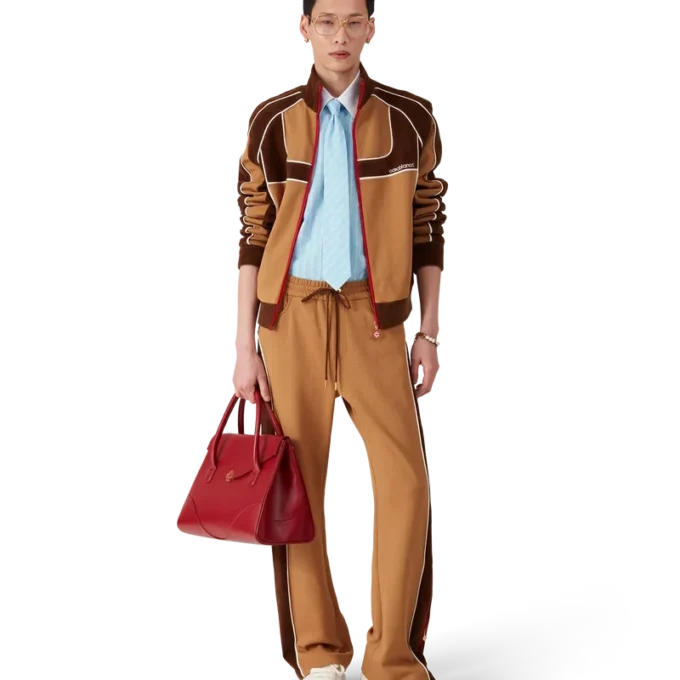 Chenille Panelled Track Jacket Chenille Panelled Track Jacket