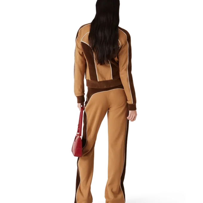 Chenille Panelled Track Jacket Chenille Panelled Track Jacket