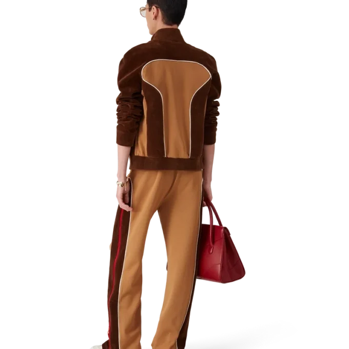 Chenille Panelled Track Jacket Chenille Panelled Track Jacket