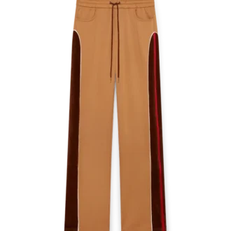 Chenille Panelled Track Pants