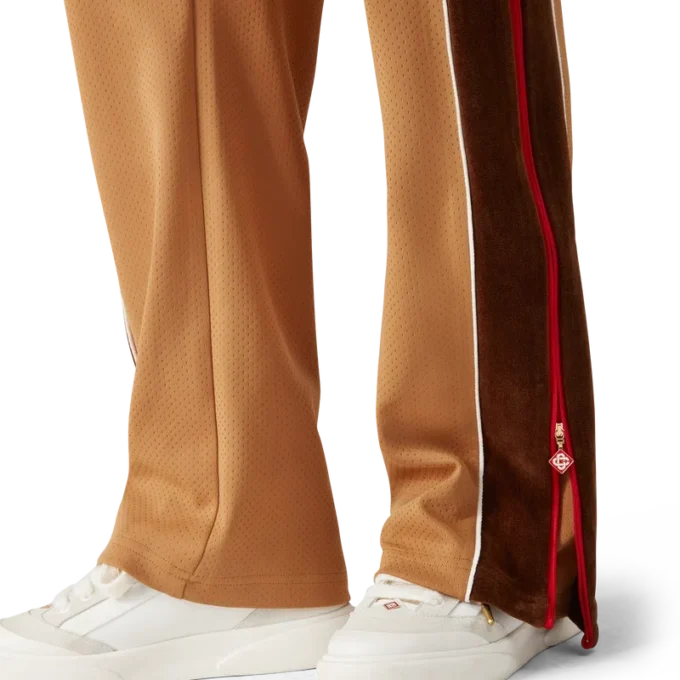 Chenille Panelled Track Pants Chenille Panelled Track Pants