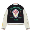 Chenille Patchwork Bomber Jacket