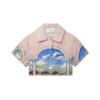 Chevaux Sauvages Cropped Silk Shirt Chevaux Sauvages Cropped Silk Shirt