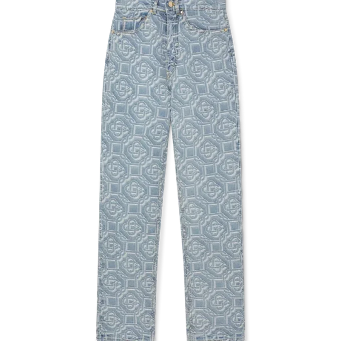 Classic Monogram Bleached Denim Pant