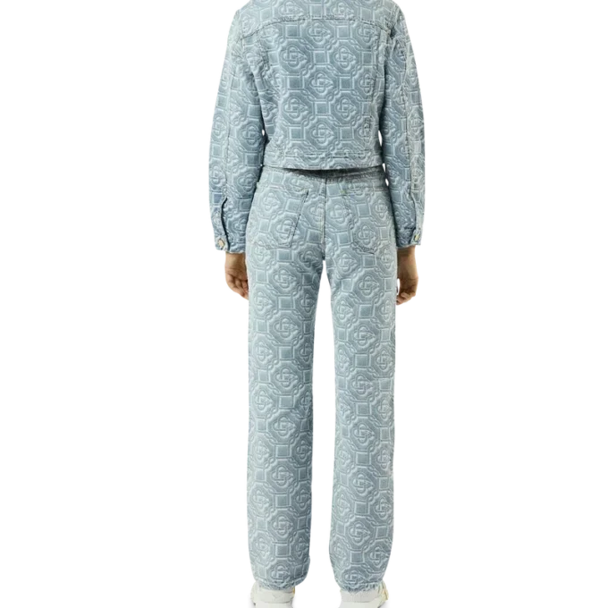 Classic Monogram Bleached Denim Pant