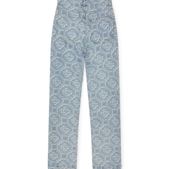 Classic Monogram Bleached Denim Pant
