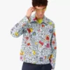 Collage D’icones Graphiques Repeat Zip-Up Jacket