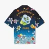 Collage D’icones Graphiques Short Sleeve Silk Shirt