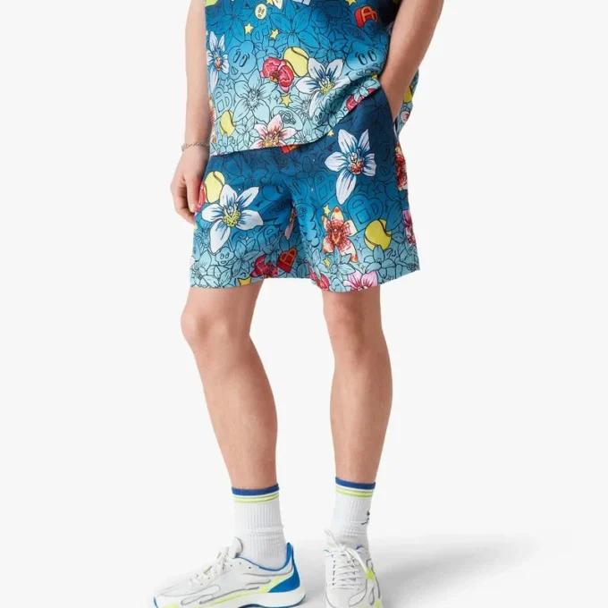 Collage D’icones Graphiques Silk Shorts