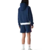 Colourblock Quarter Zip Hooded Sweatshirt