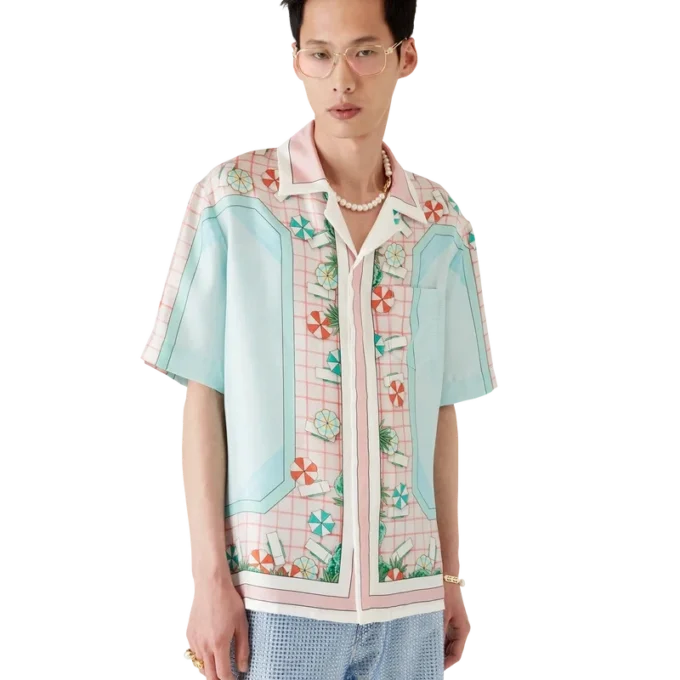 Copacabana Short Sleeve Silk Shirt