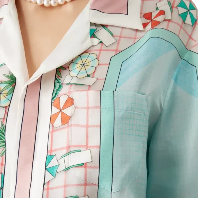 Copacabana Short Sleeve Silk Shirt
