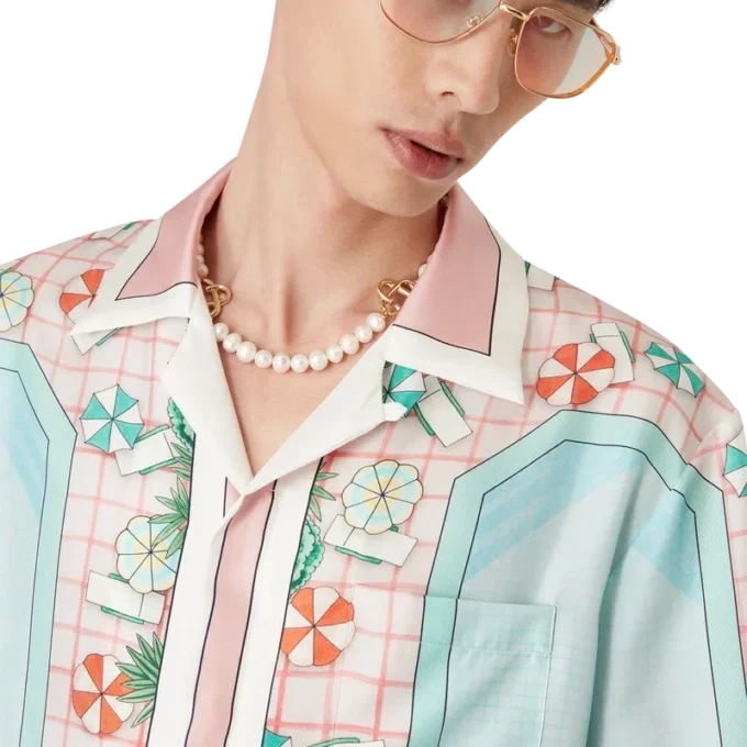 Copacabana Short Sleeve Silk Shirt