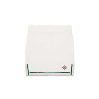 Cotton Boucla Mini Skirt