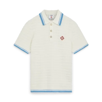 Cotton Boucle Polo Shirt
