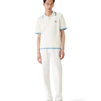 Cotton Boucle Polo Shirt