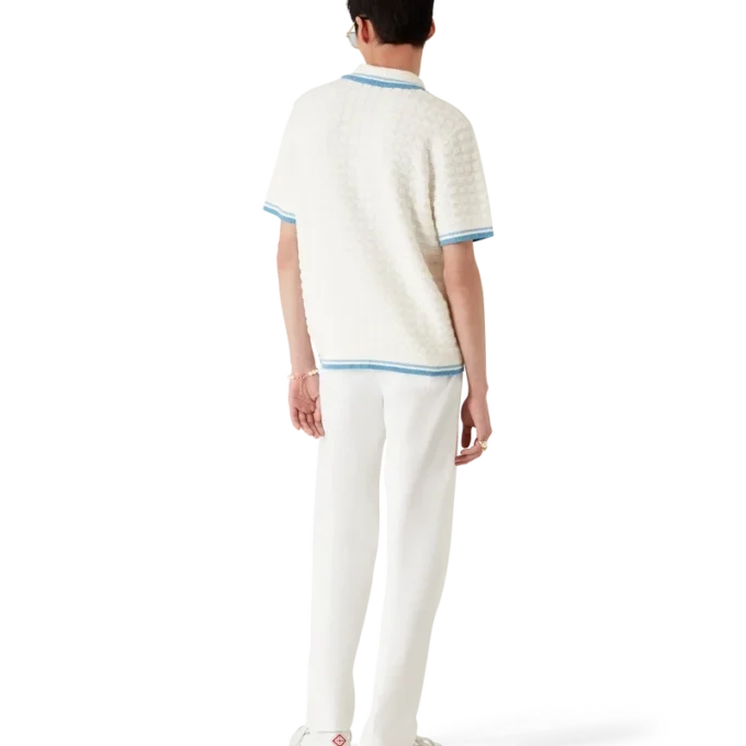 Cotton Boucle Polo Shirt Cotton Boucle Polo Shirt