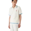 Cotton Boucle Polo Shirt Cotton Boucle Polo Shirt