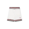 Cotton Chevron Crochet Shorts