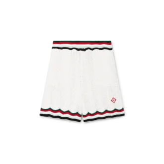 Cotton Chevron Crochet Shorts Cotton Chevron Crochet Shorts