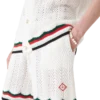 Cotton Chevron Crochet Shorts